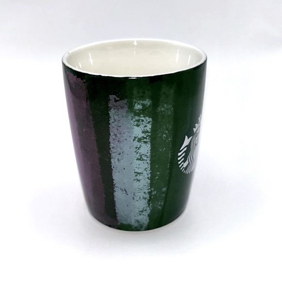 Starbucks 2021 paint green purple red strokes coffee tea mug 10 oz - Picture 3 of 6